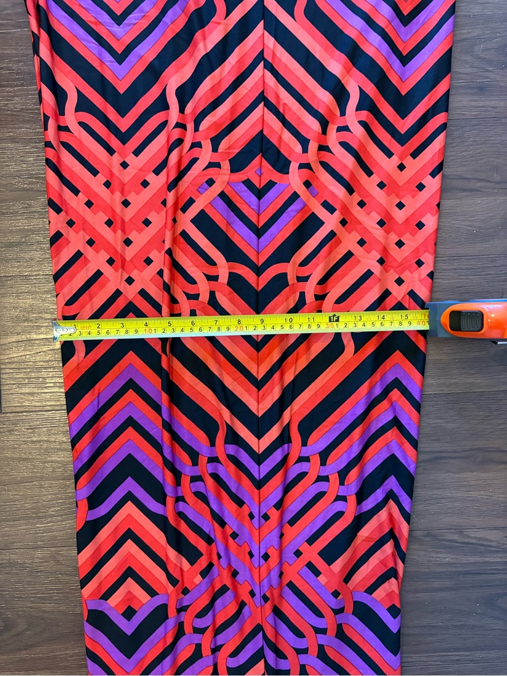 Trina Turk Red & Purple Geometric Dress - Picture 10 of 10